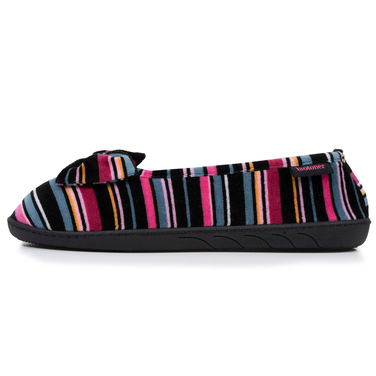 Zapatillas de casa bailarinas Mujer Rayas Rosas