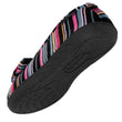 Zapatillas de casa bailarinas Mujer Rayas Rosas