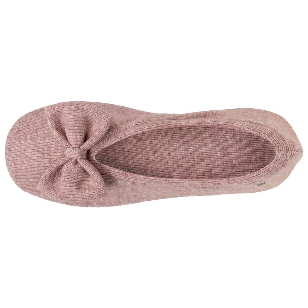 Zapatillas de casa bailarinas Mujer Rosa jaspeado - Isotoner