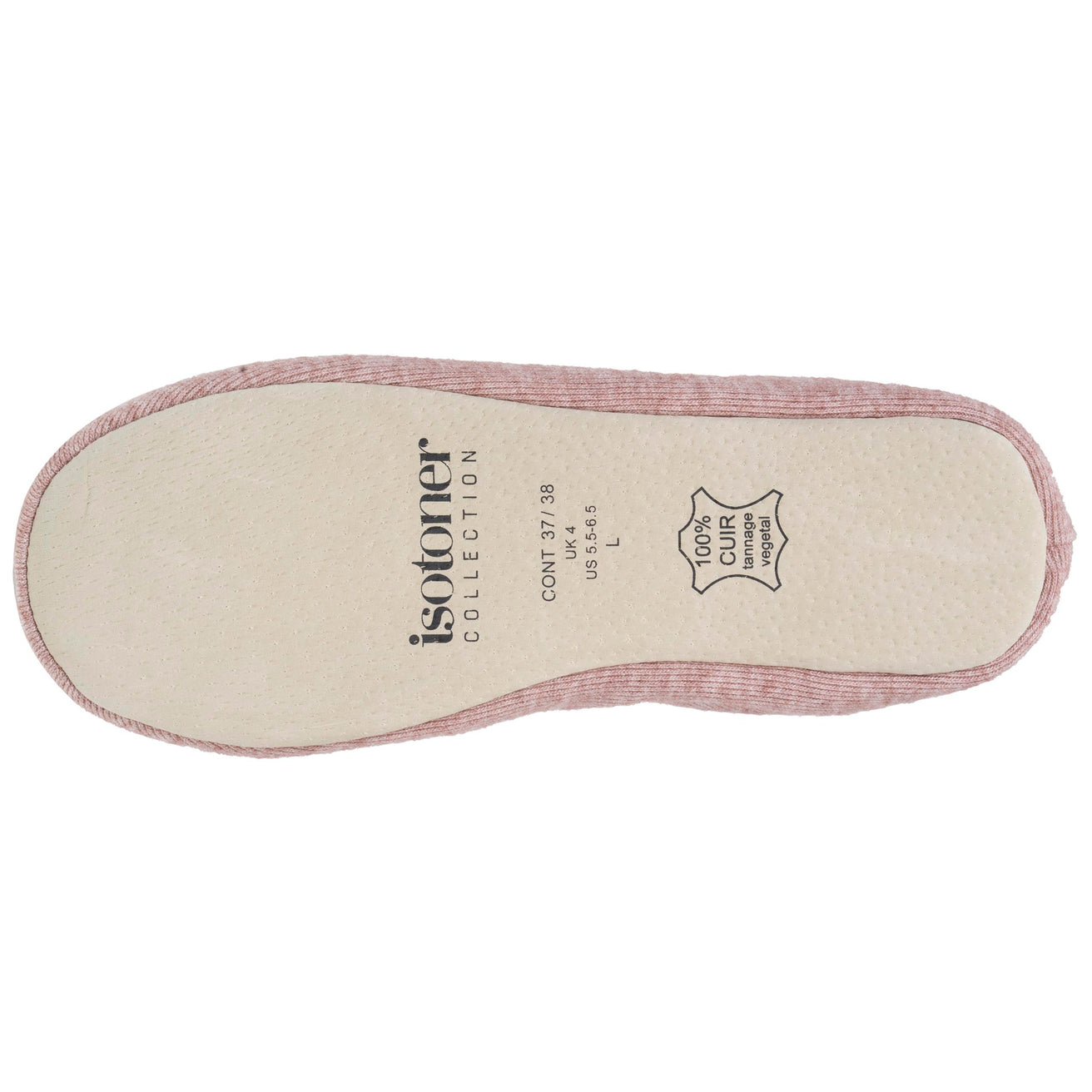 Zapatillas de casa bailarinas Mujer Rosa jaspeado