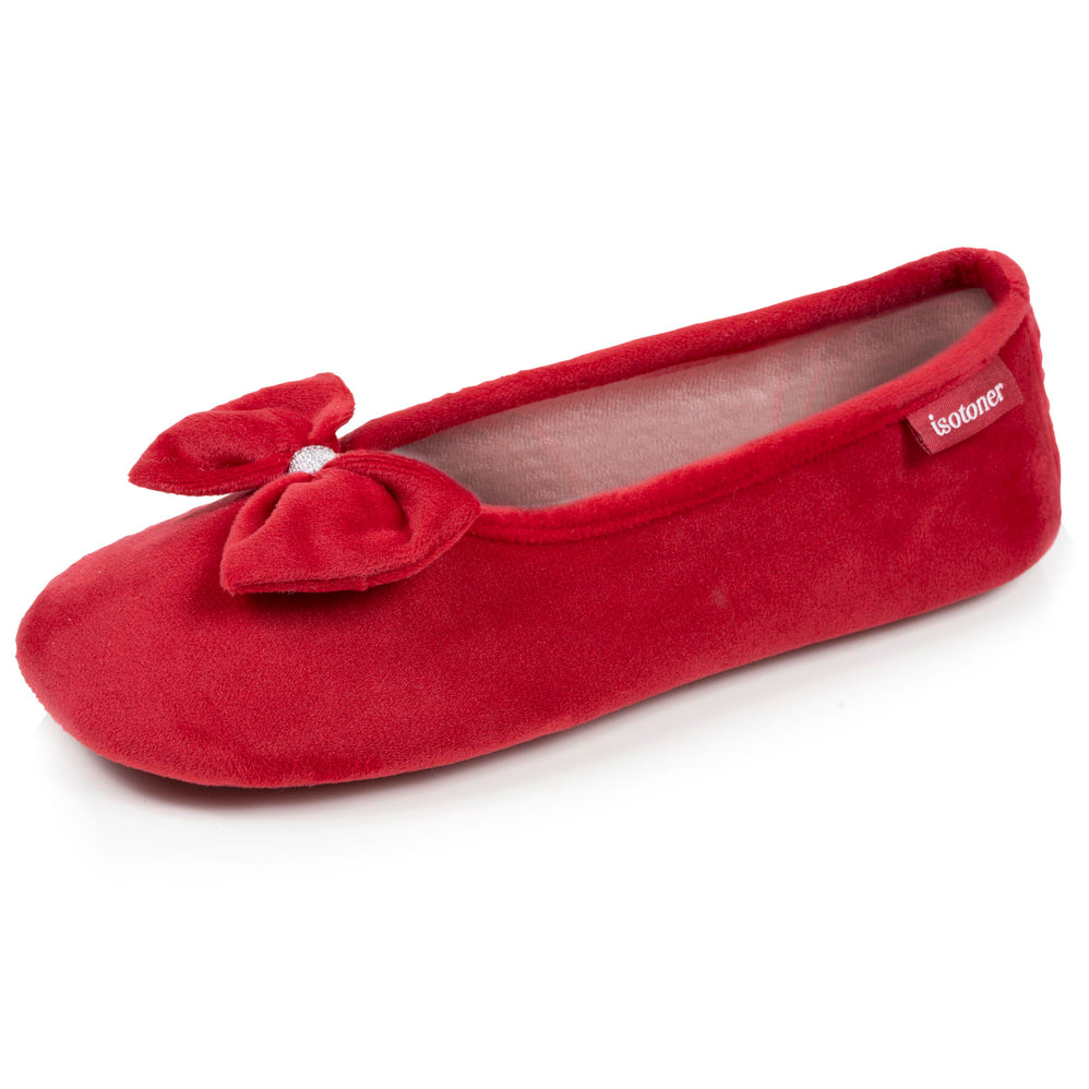 Zapatillas de casa Rojo Mujer - Isotoner