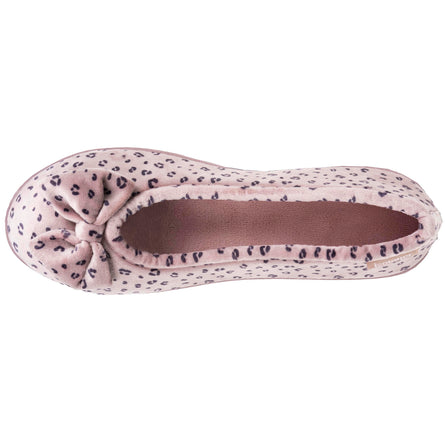 Zapatillas de casa Bailarinas ergonómicas Mujer Leopardo blush - Isotoner