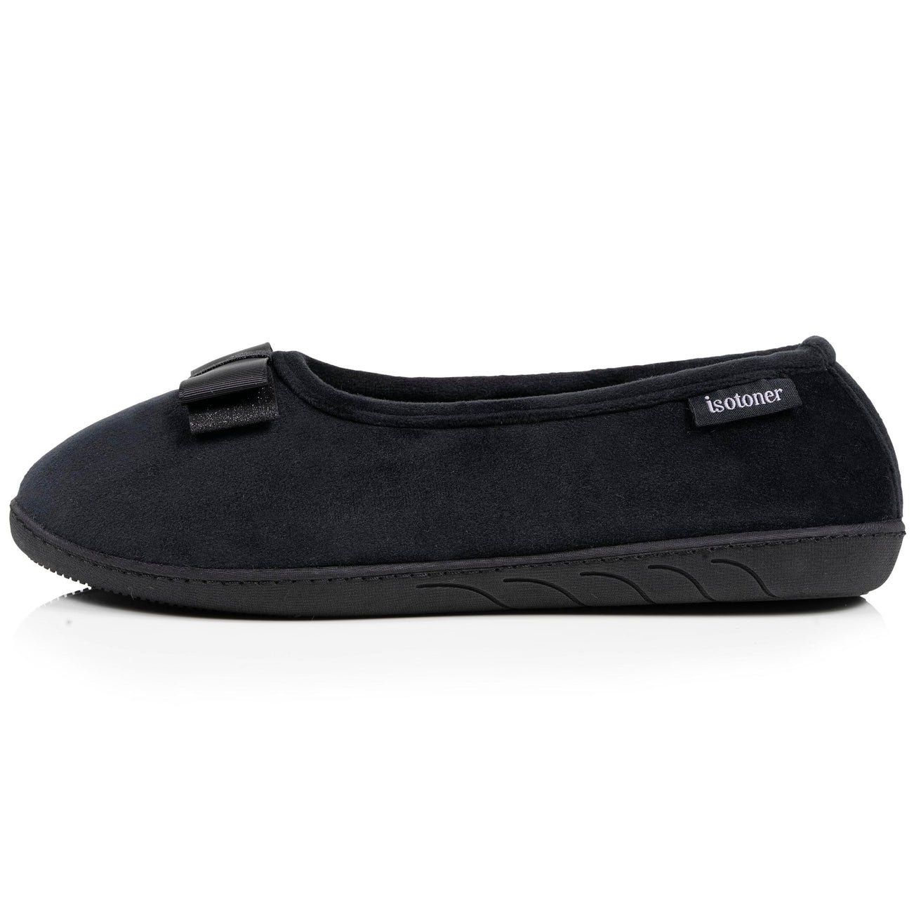 Mujer Zapatillas de casa ergonómicas Negro