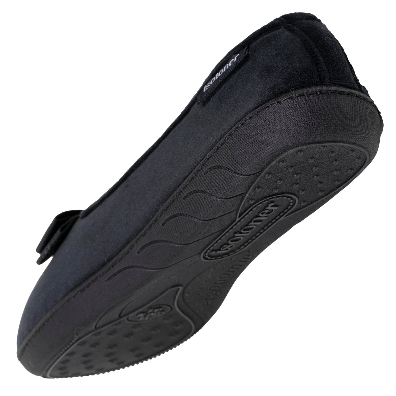 Mujer Zapatillas de casa ergonómicas Negro