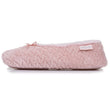 Zapatillas de casa bailarinas texturizadas Mujer Rosa