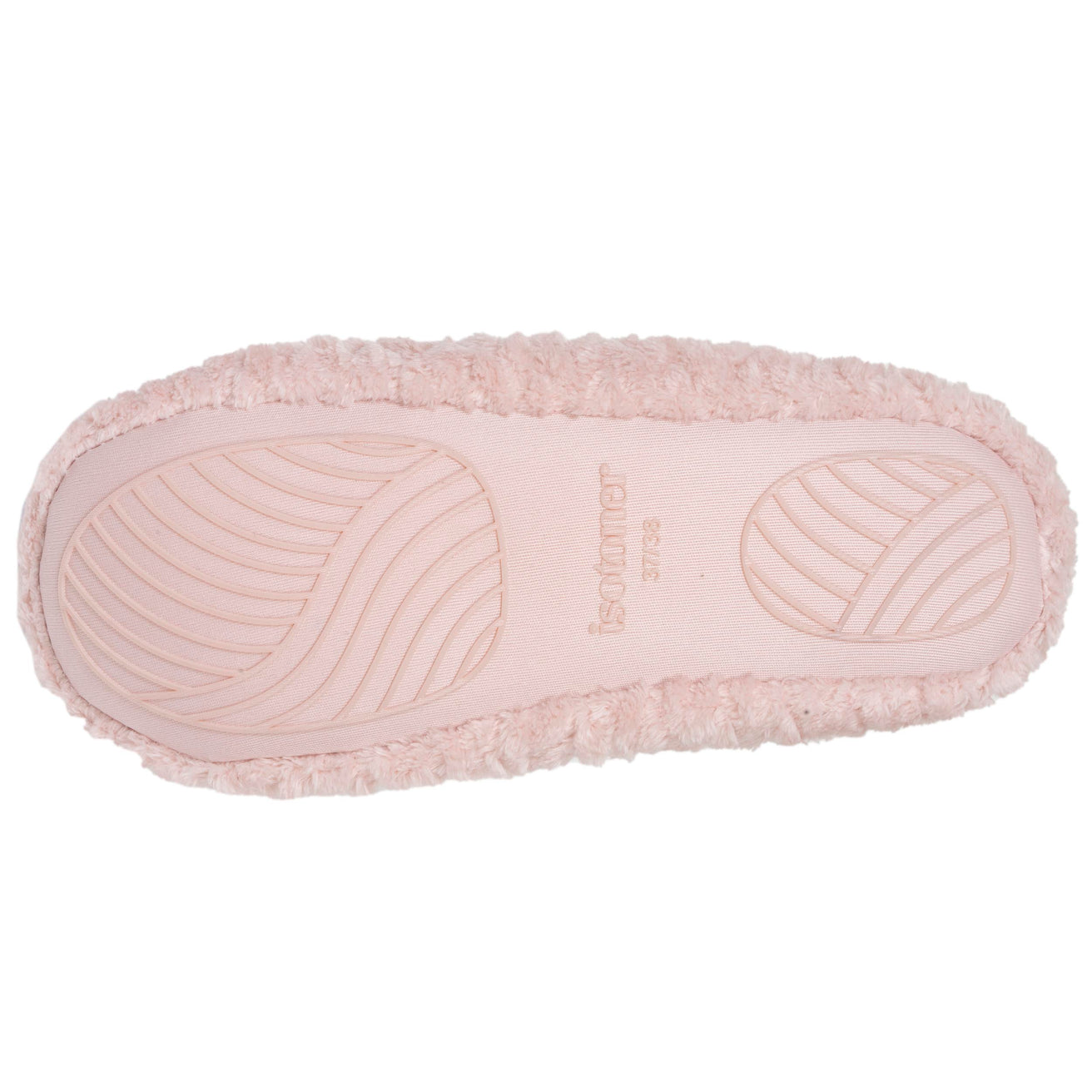 Zapatillas de casa bailarinas texturizadas Mujer Rosa