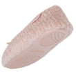 Zapatillas de casa bailarinas texturizadas Mujer Rosa
