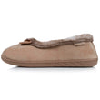 Zapatillas de casa bailarinas recicladas Mujer Camel