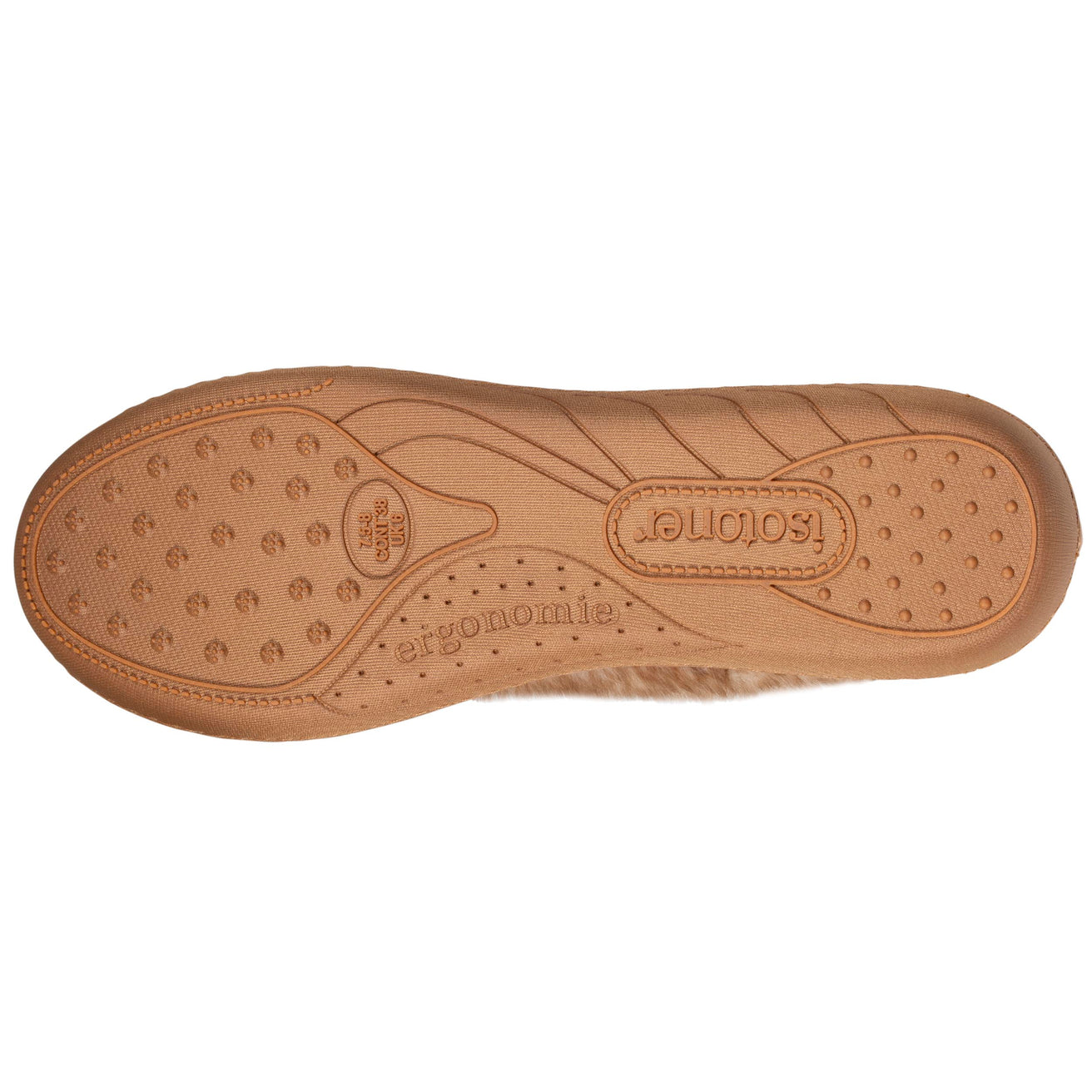Zapatillas de casa bailarinas recicladas Mujer Camel
