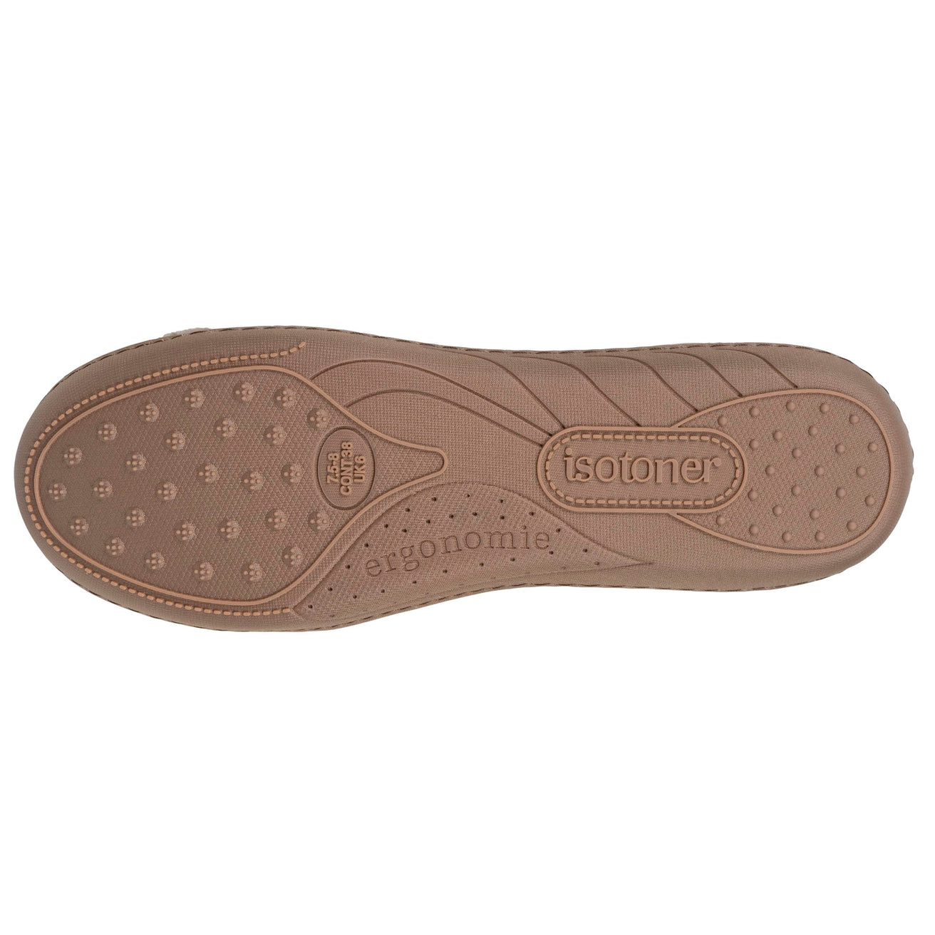 Zapatillas de casa bailarinas recicladas Mujer Camel