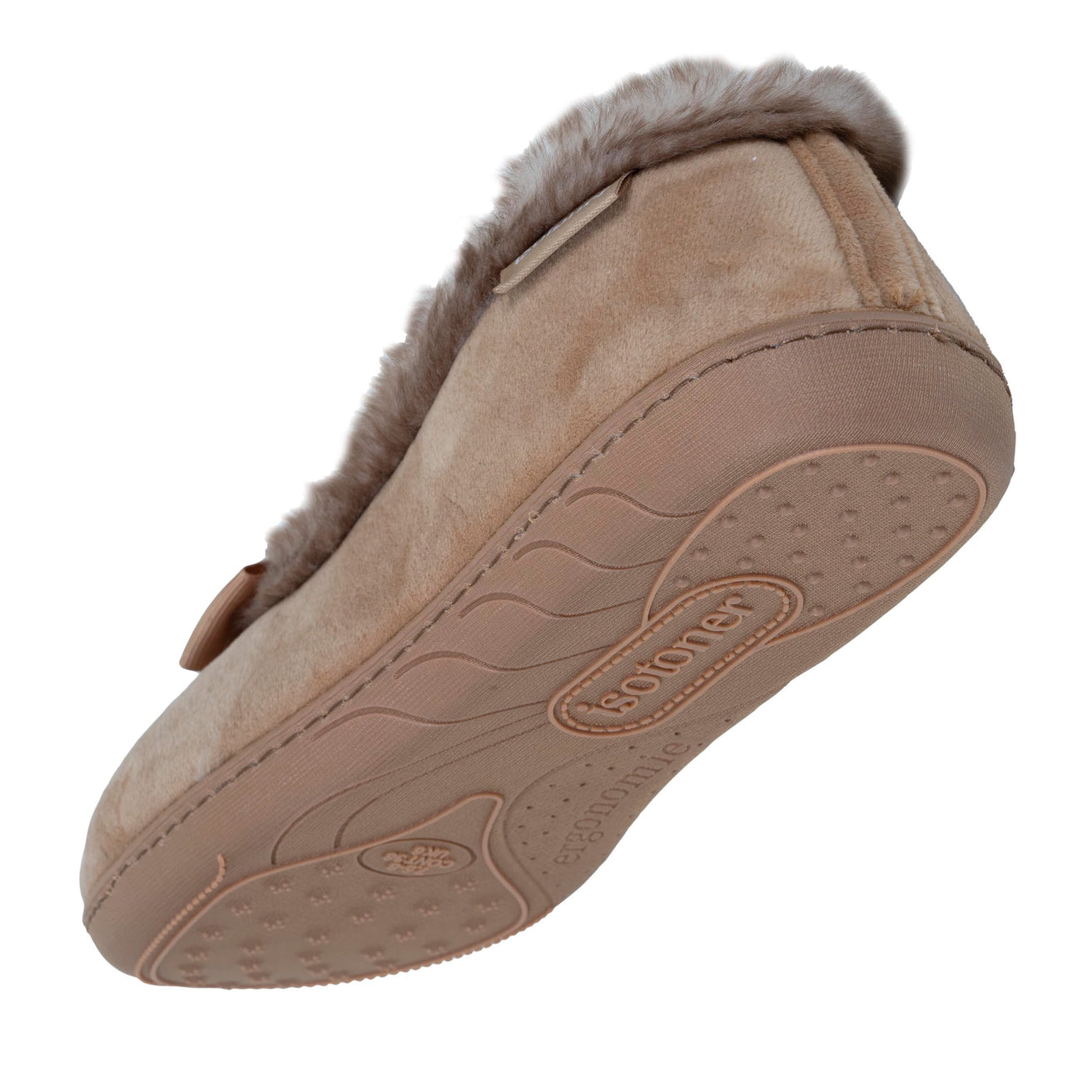 Zapatillas de casa bailarinas recicladas Mujer Camel