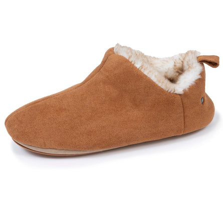 Zapatillas de casa botines bajos Mujer Camel - Isotoner