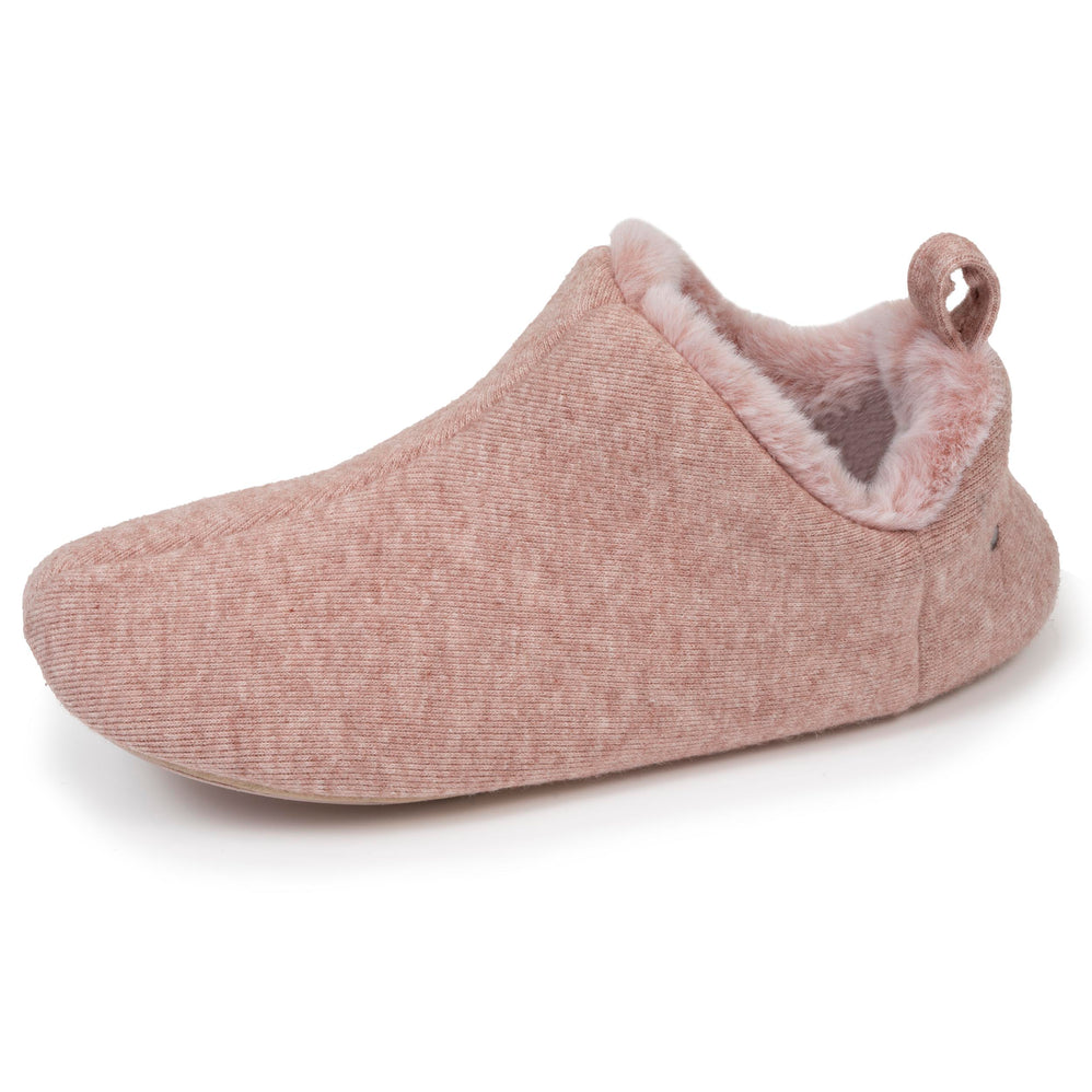 Zapatillas de casa botines bajos Mujer Rosa jaspeado - Isotoner
