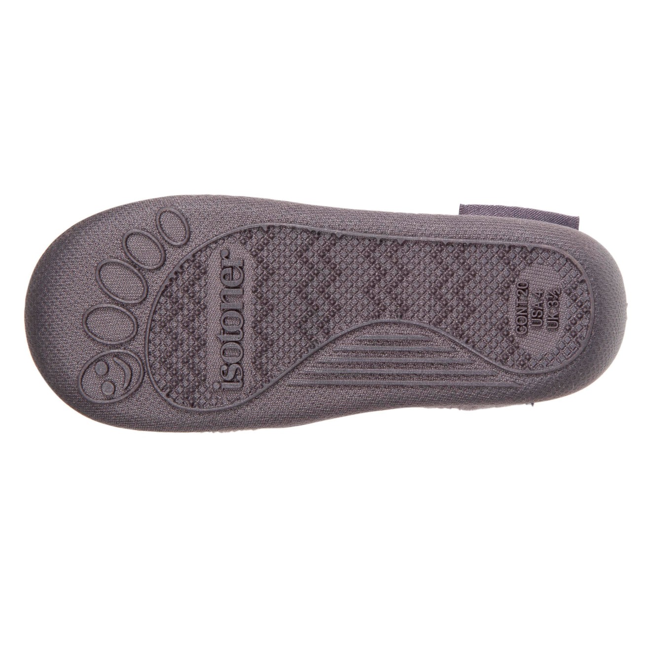 Zapatillas de casa botines cremallera Bebe Hielo Gris