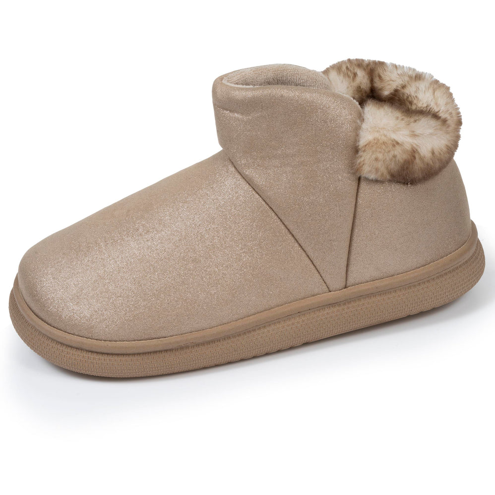 Zapatillas de casa botines Mujer BLOUP Beige - Isotoner