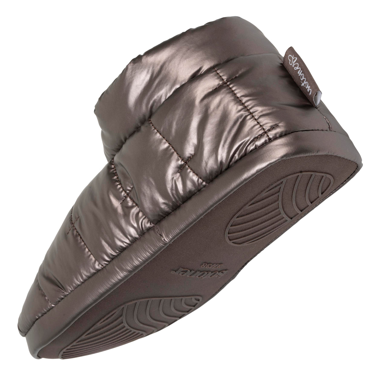 Zapatillas de casa botines Mujer Bronce