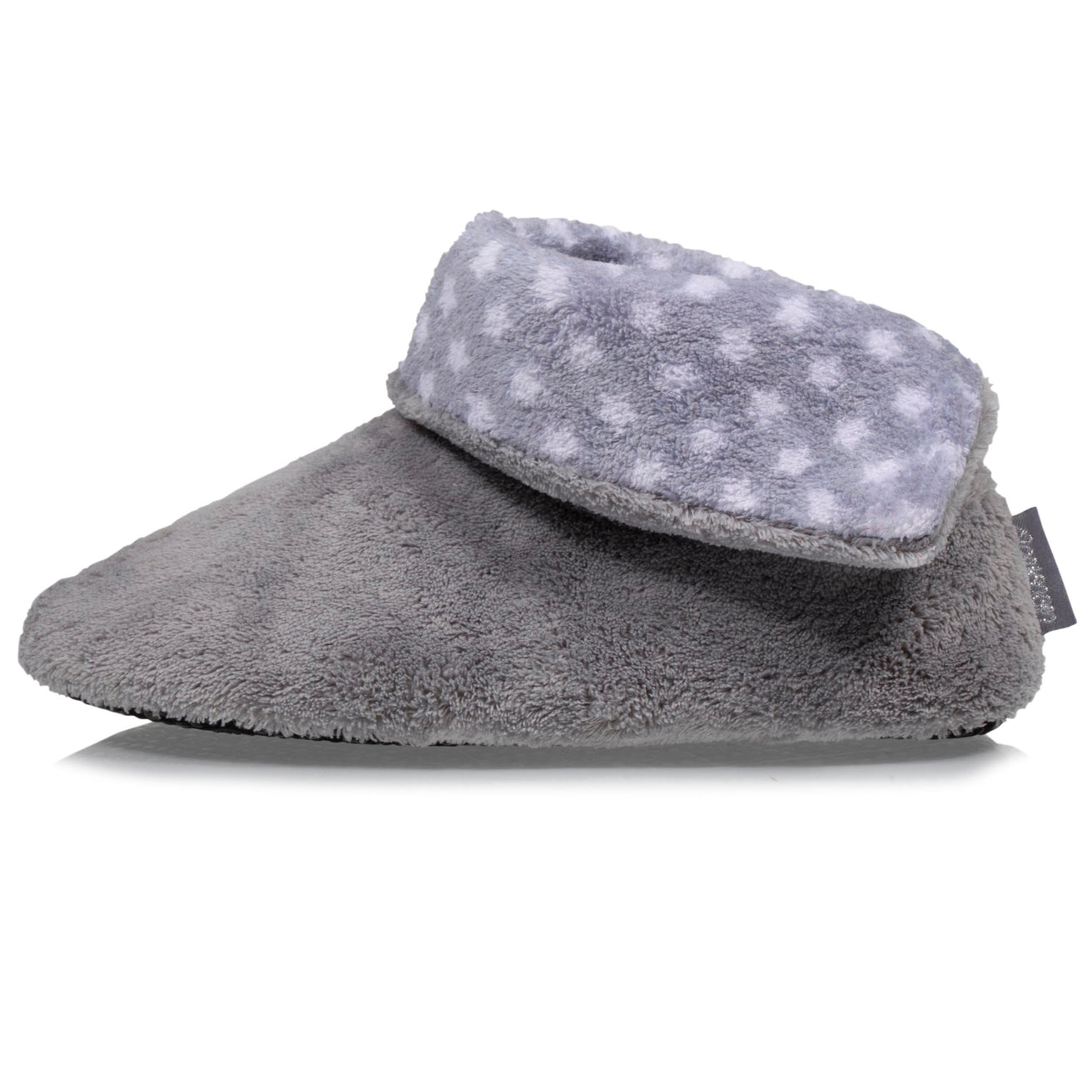Zapatillas de casa botines Mujer Gris Estrellas