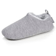 Zapatillas de casa botines Mujer Gris jaspeado