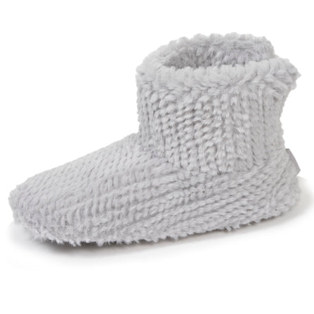 Zapatillas de casa botines Mujer Gris texturado - Isotoner