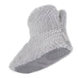 Zapatillas de casa botines Mujer Gris texturado