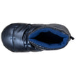 Zapatillas de casa botines Niño Azul metalizado