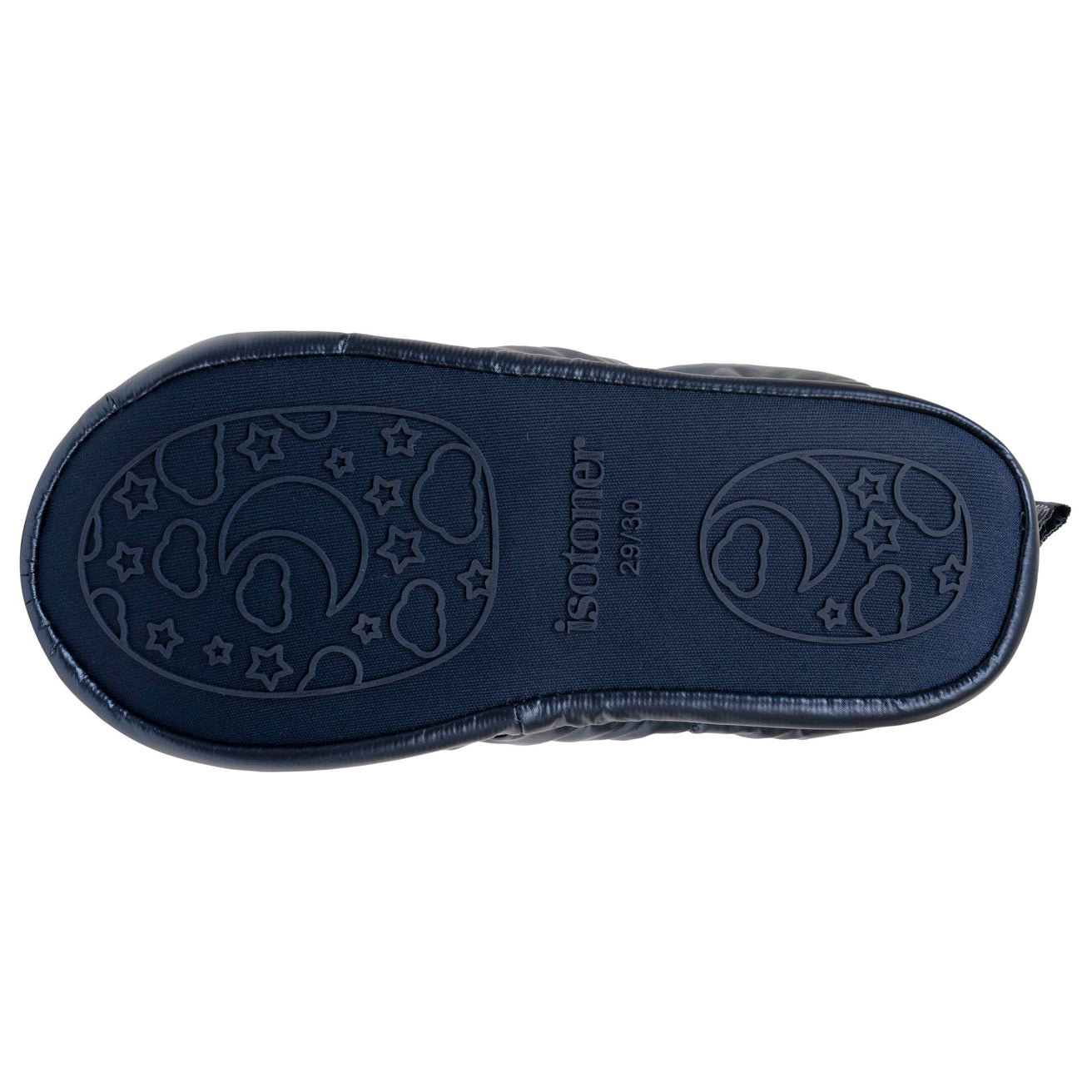 Zapatillas de casa botines Niño Azul metalizado