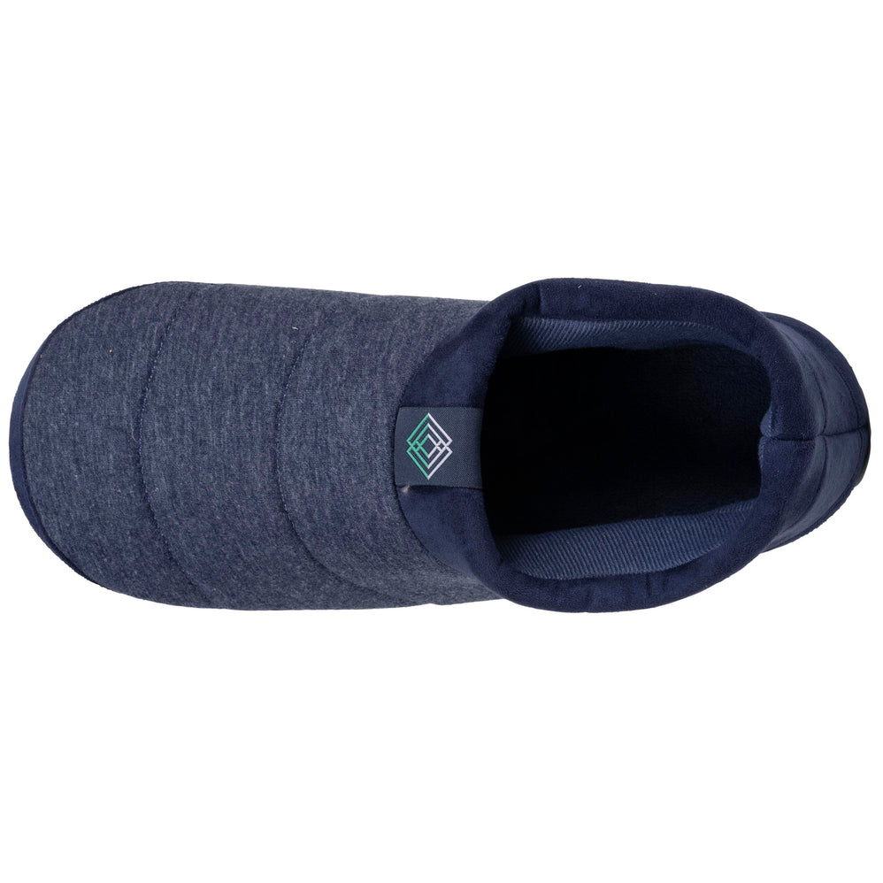 Zapatillas de casa botines Hombre Marino jaspeado - Isotoner