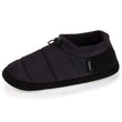 Zapatillas de casa botines bajos Mujer Negro acolchado