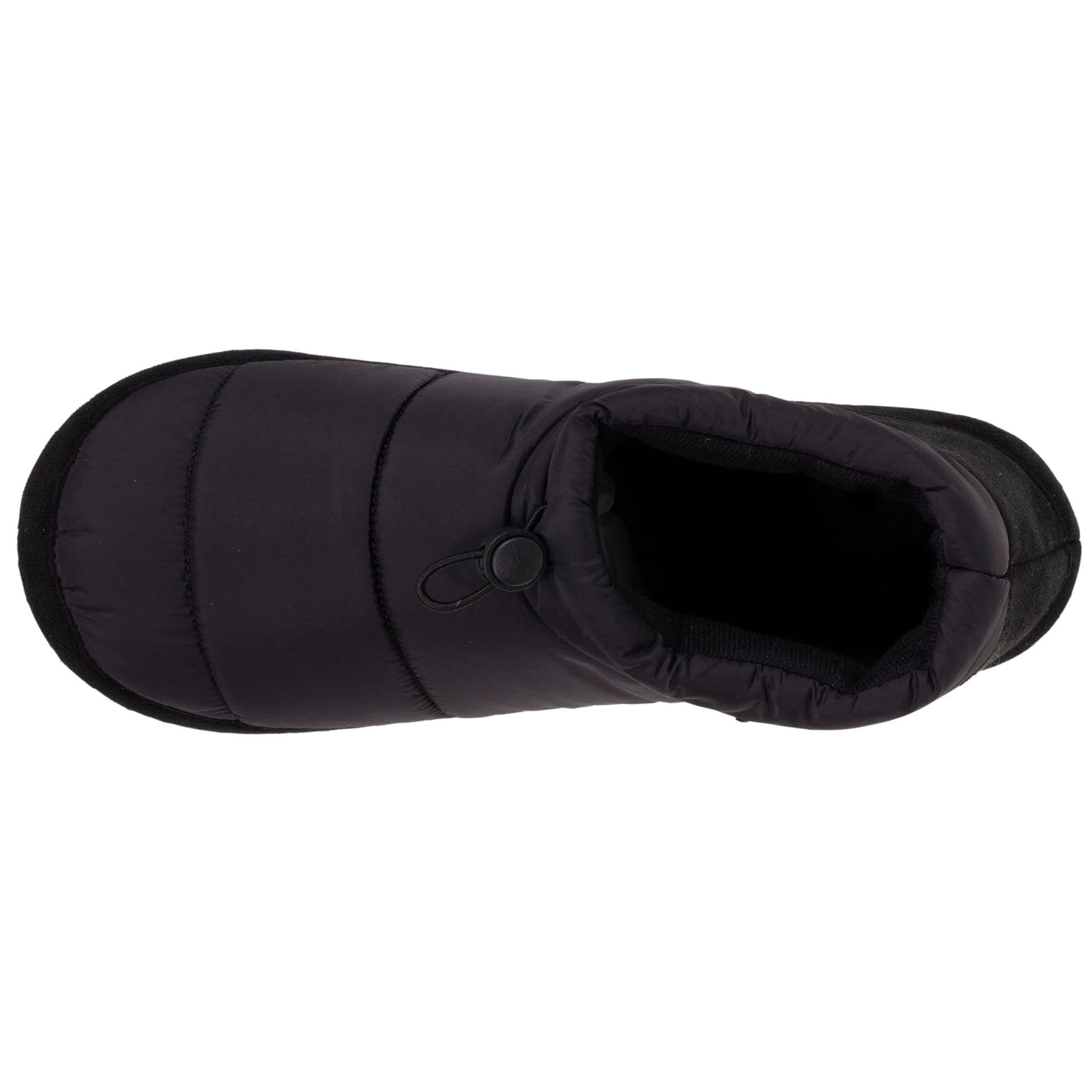 Zapatillas de casa botines bajos Mujer Negro acolchado