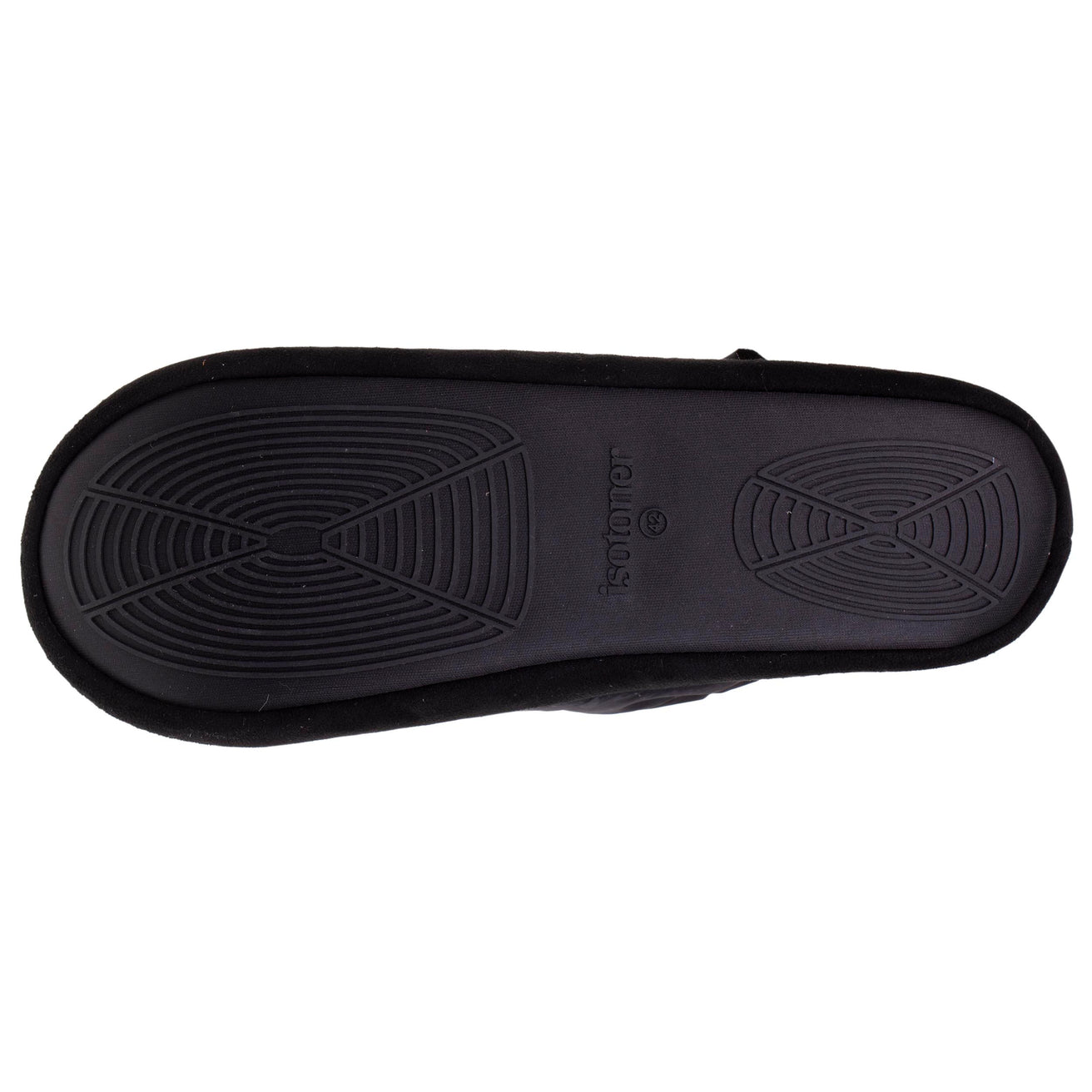 Zapatillas de casa botines bajos Mujer Negro acolchado