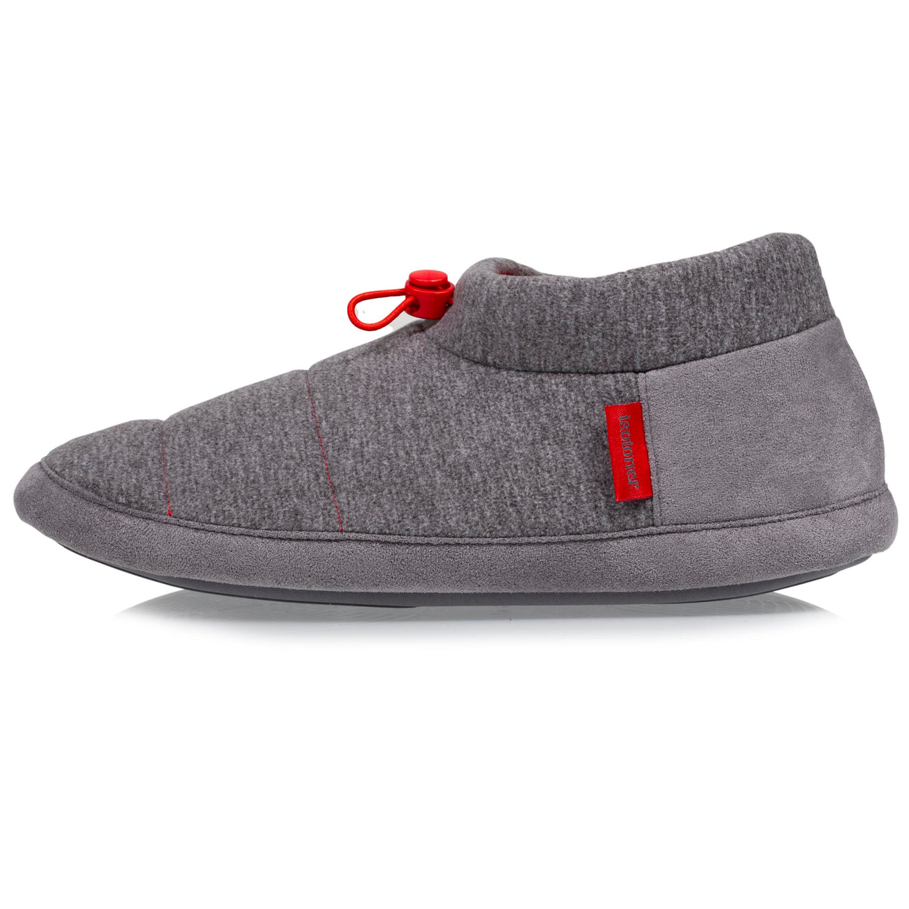 Zapatillas de casa botines bajos Hombre costuras rojas