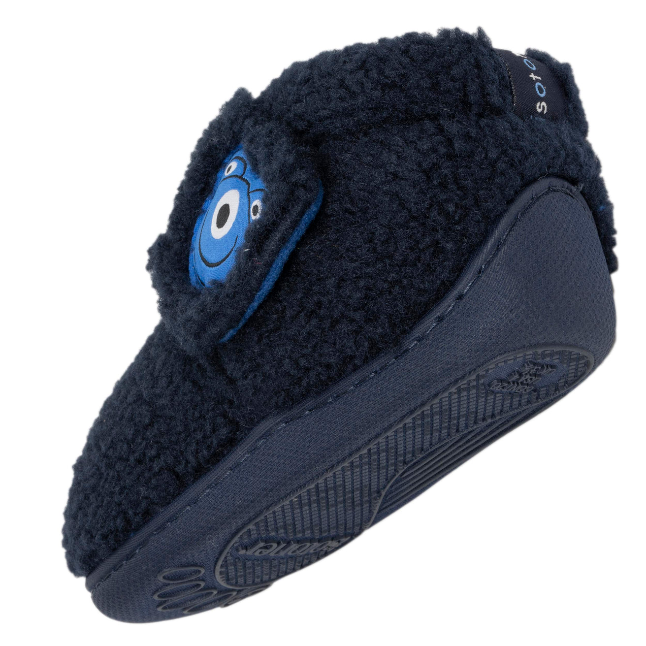 Zapatillas de casa botines velcro Bebé Marino monstruo