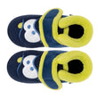 Zapatillas de casa botines velcro Bebé Marino monstruo amarillo