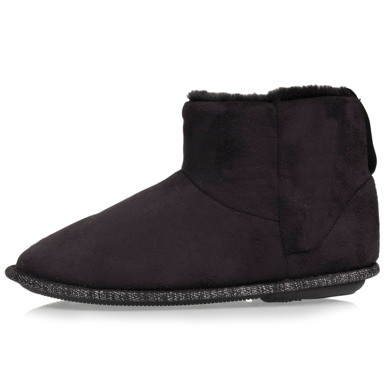 Zapatillas de casa botines Mujer Negro