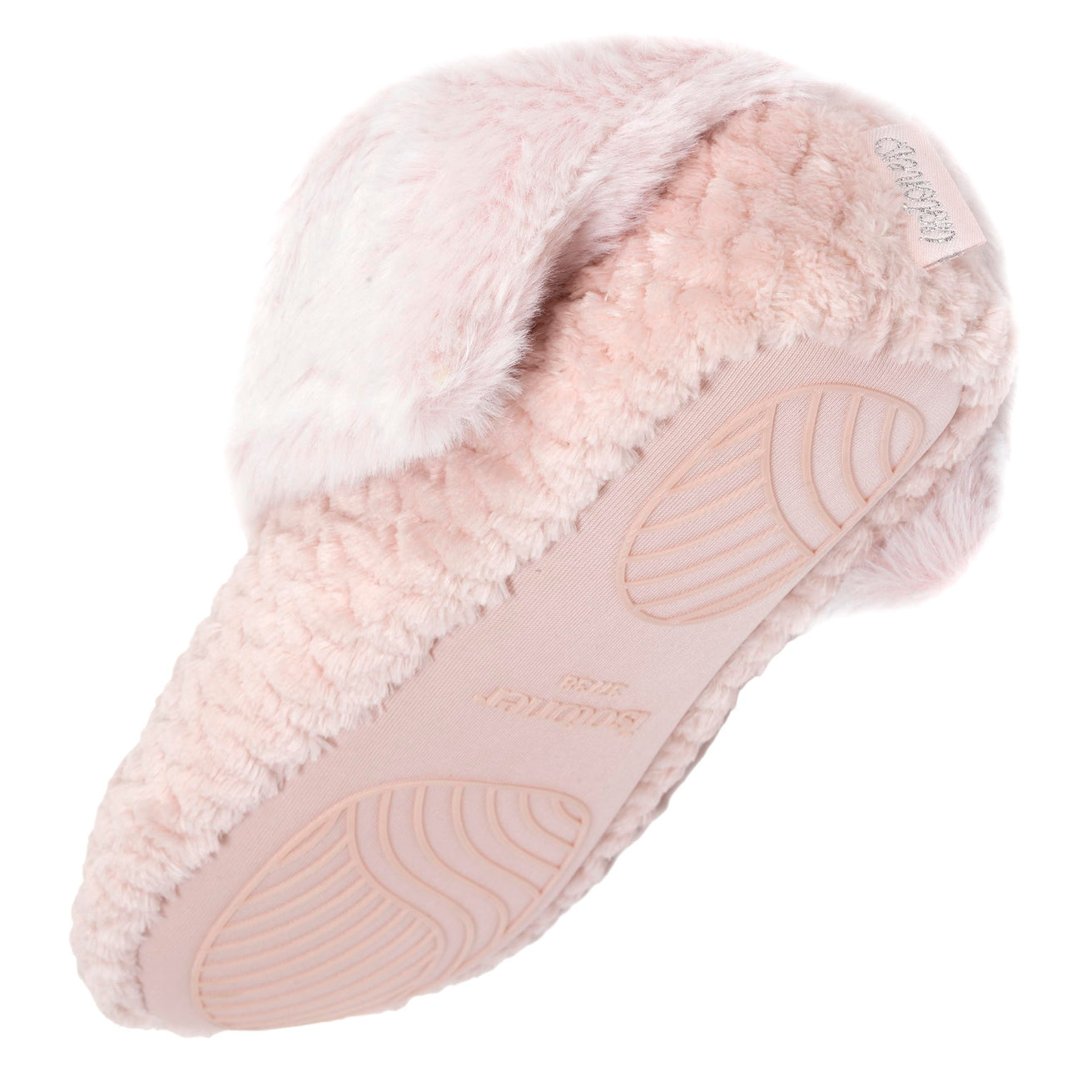 Zapatillas de casa botines texturizadas Mujer Rosa