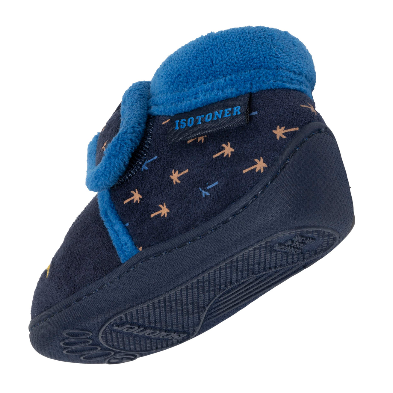 Zapatillas de casa botines velcro Niños Marino León