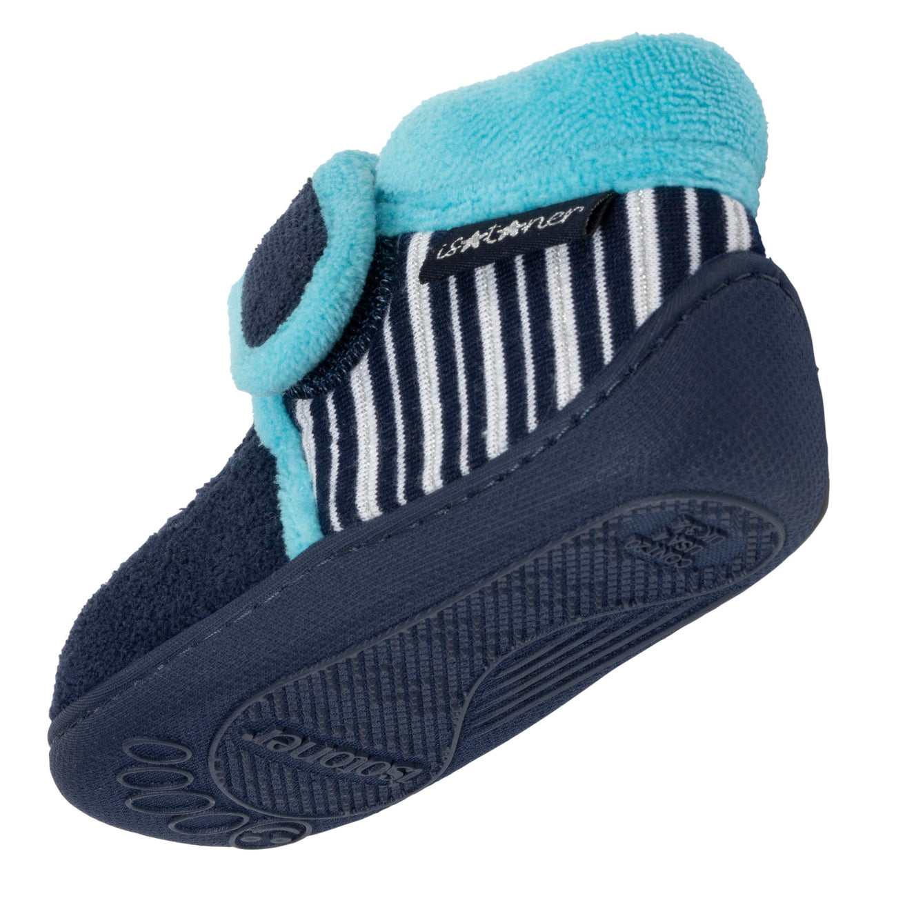 Zapatillas de casa botines velcro Niños Marino Tortuga