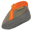 Zapatillas de casa botines cremallera Bebé tractor Caqui jaspeado