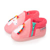 Zapatillas de casa botines cremallera Bebe Pie Gris rose - Isotoner