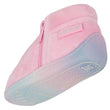 Zapatillas de casa botines cremallera Bebé Rosa Gris