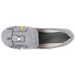 Mujer Zapatillas de casa Cerradas Fancy cat Gris iridiscente