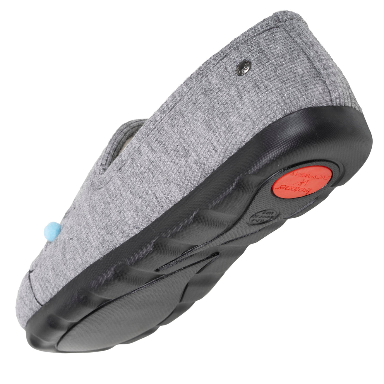 Mujer Zapatillas de casa Cerradas Fancy cat Gris iridiscente