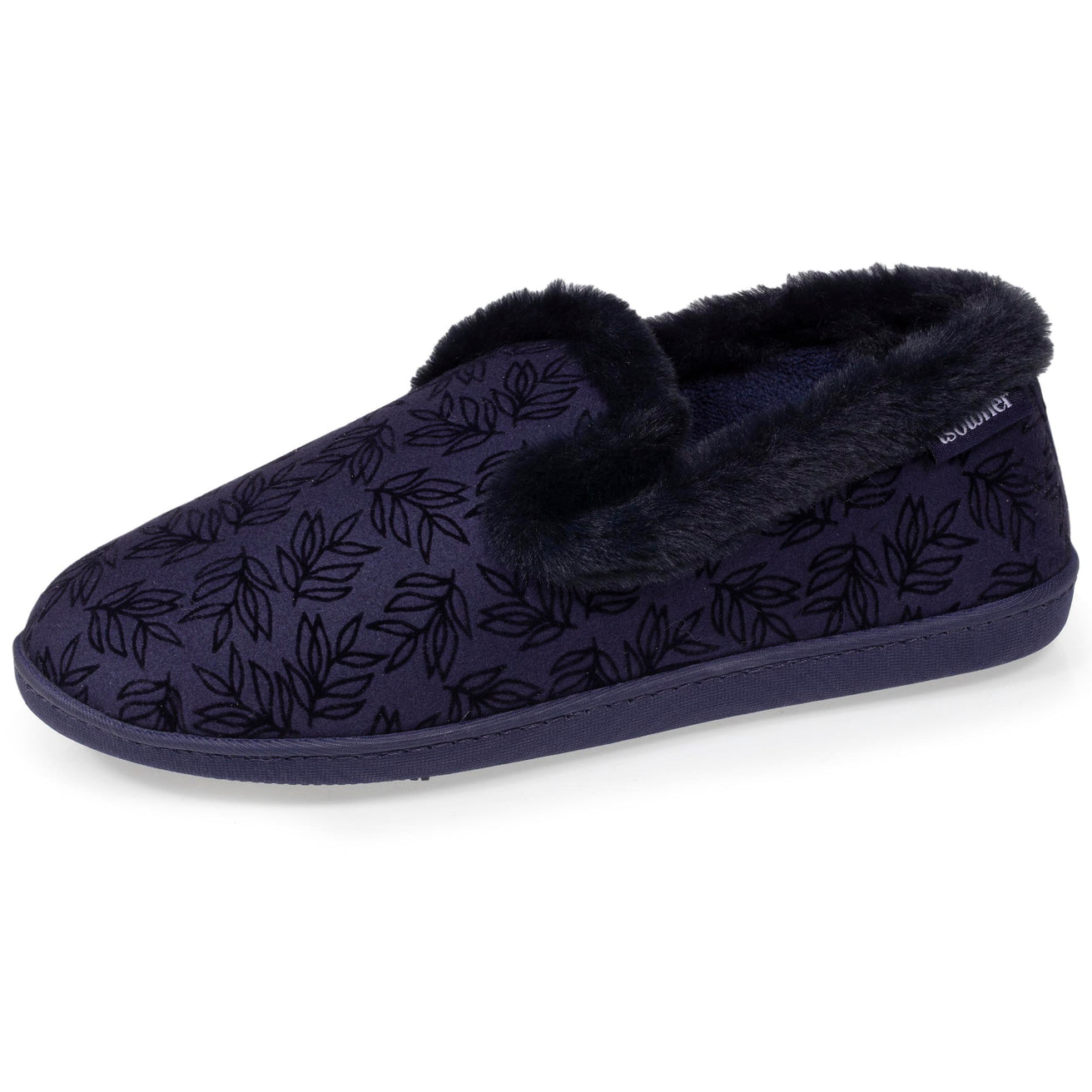 Zapatillas de casa cerradas Mujer Marino follaje