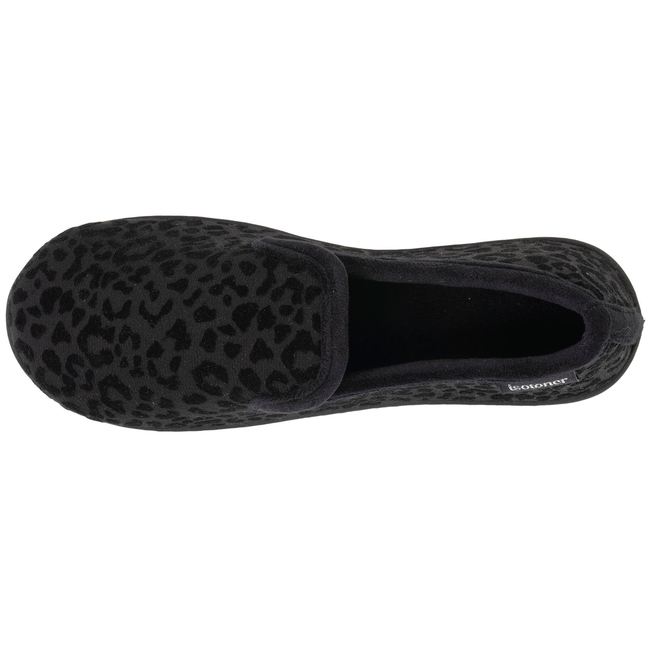 Zapatillas de casa cerradas Mujer Negro Leopardo
