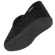 Zapatillas de casa cerradas Mujer Negro Leopardo