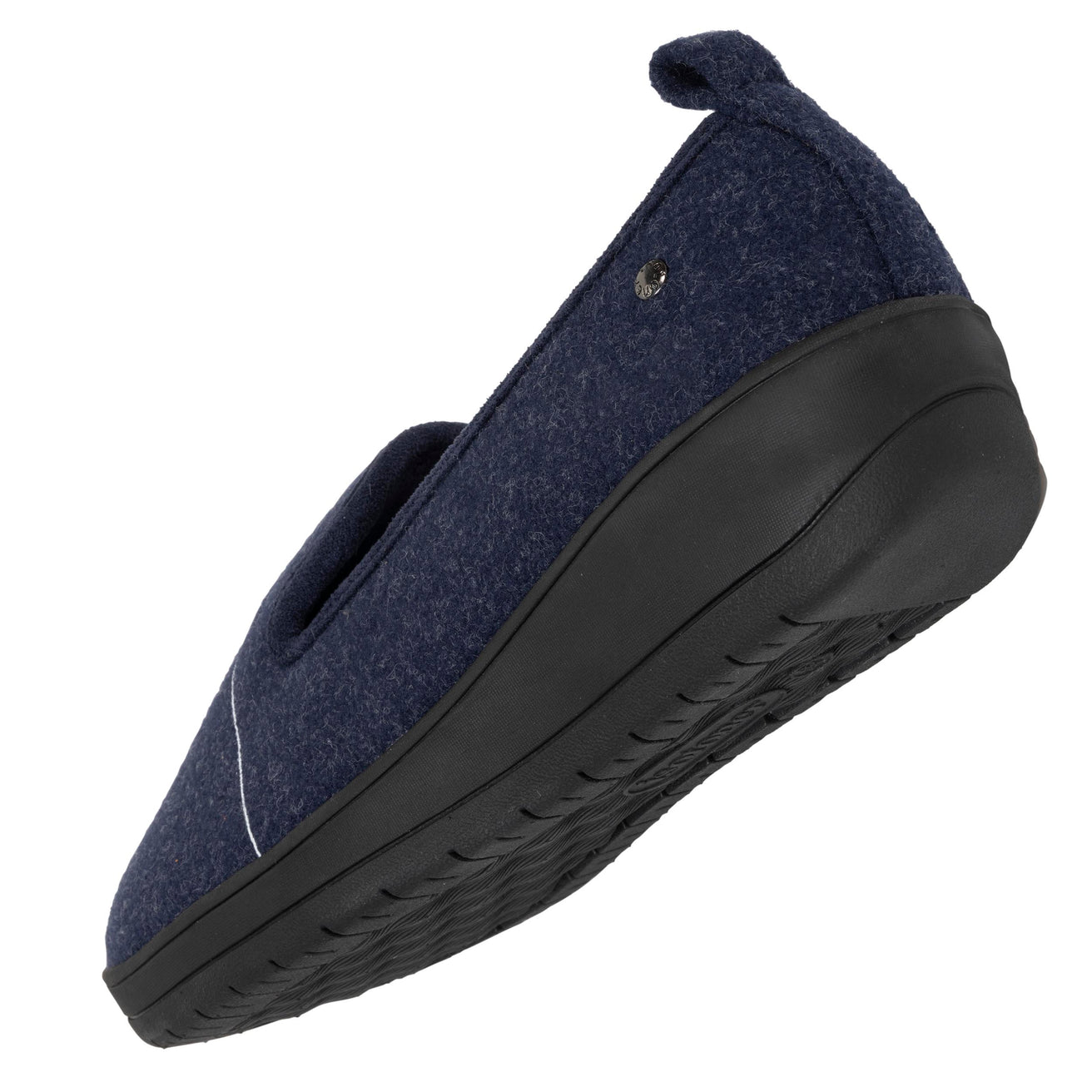 Zapatillas de casa cerradas Mujer tacón Marino