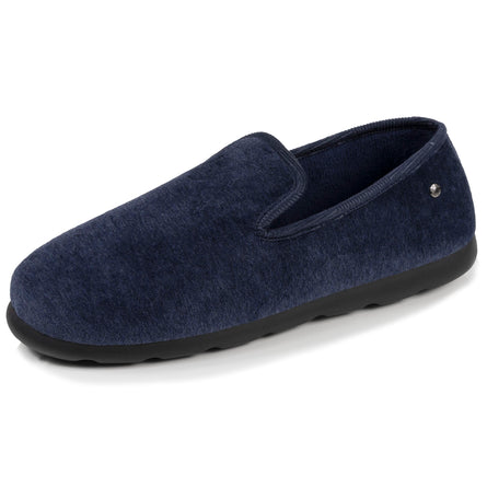 Zapatillas de casa Hombre Cerradas Azul marino moteado - Isotoner