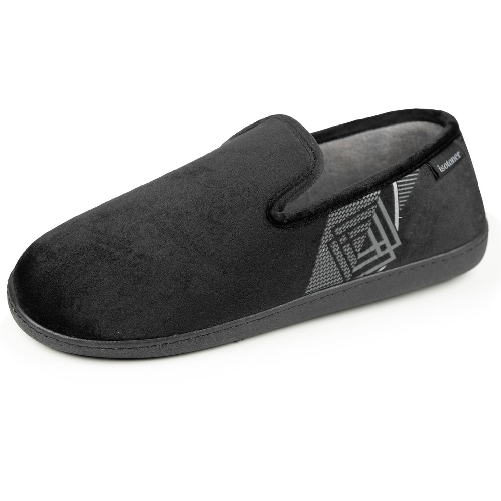 Zapatillas de casa Hombre Negro Diamante - Isotoner
