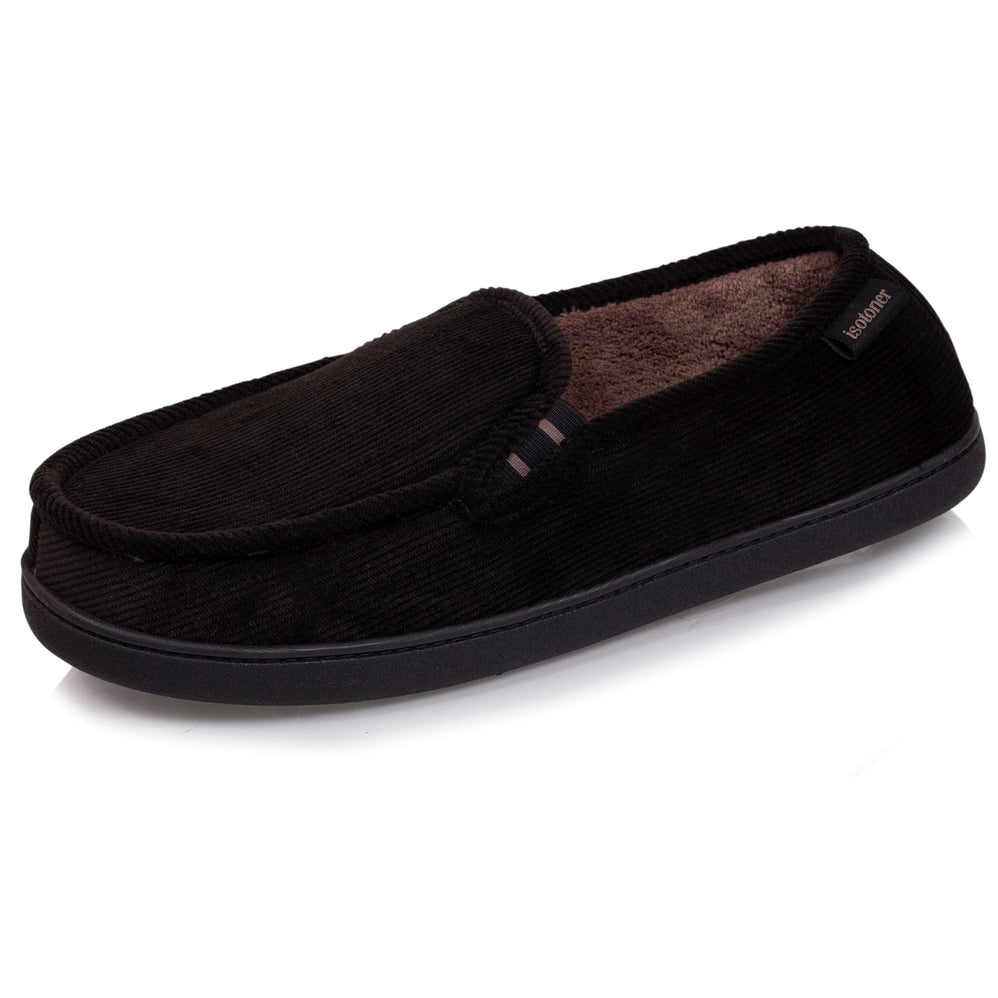 Zapatillas de casa mocasines Hombre Negro - Isotoner
