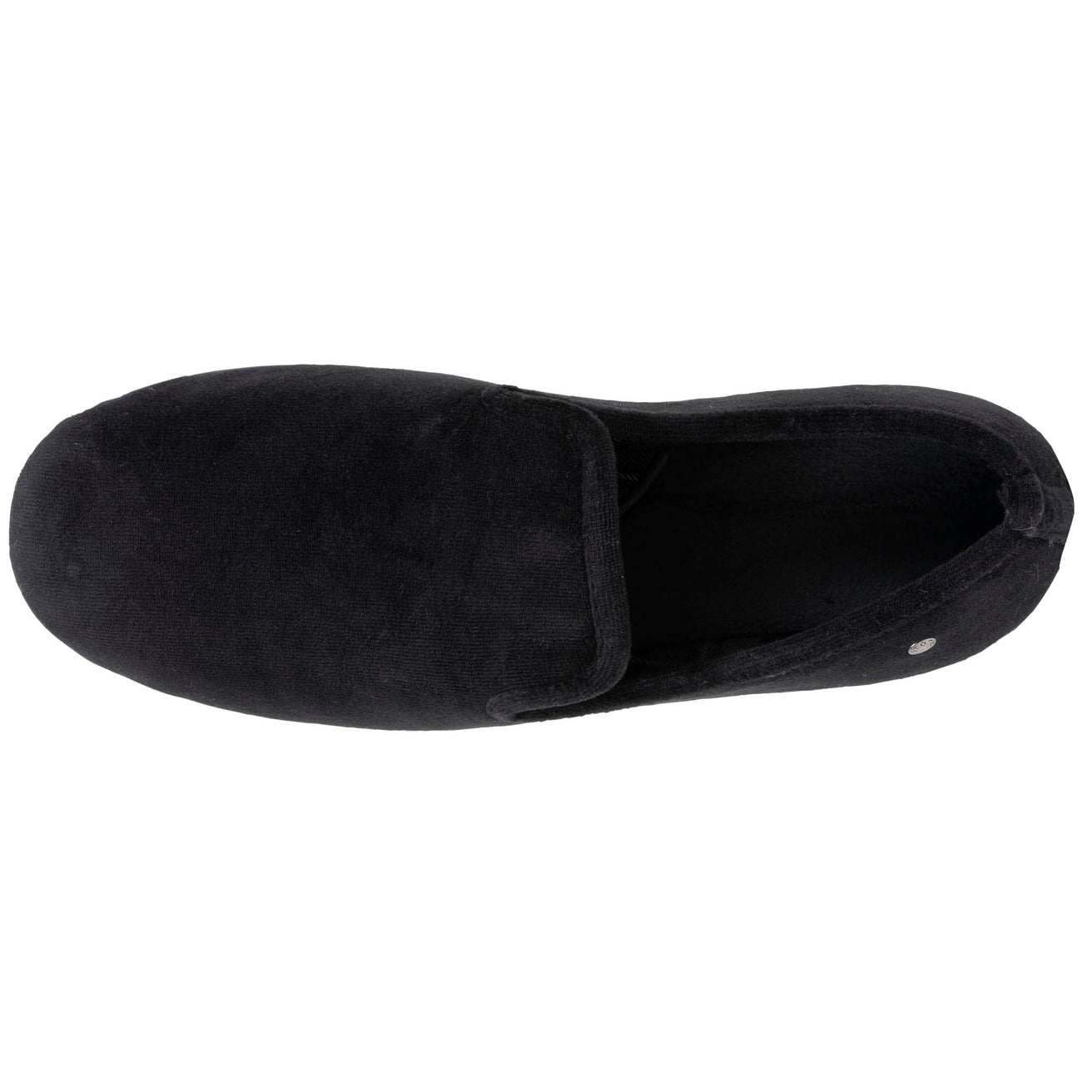 Hombre Zapatillas de casa Cerradas Negro interior Gris tartán